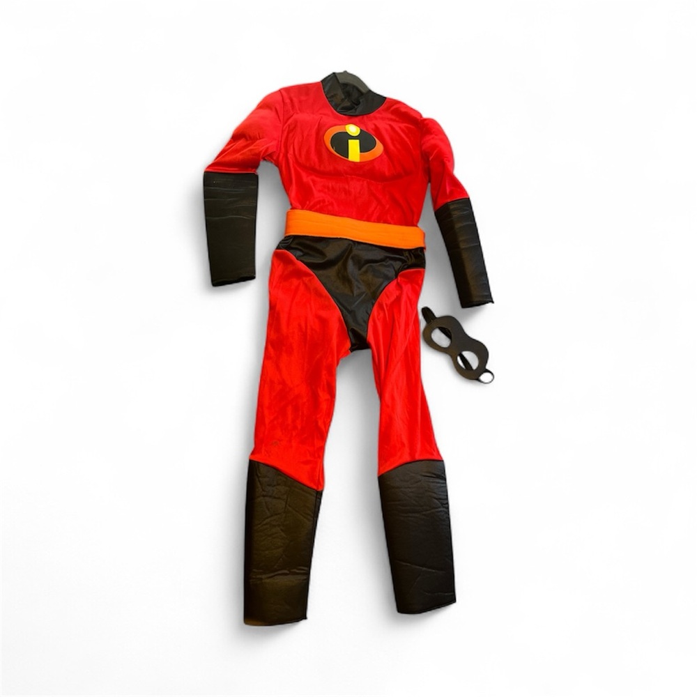 Kids Superhero Costume - Red and Black - Picture 2 of 8